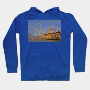 London Eye South Bank River Thames UK Hoodie